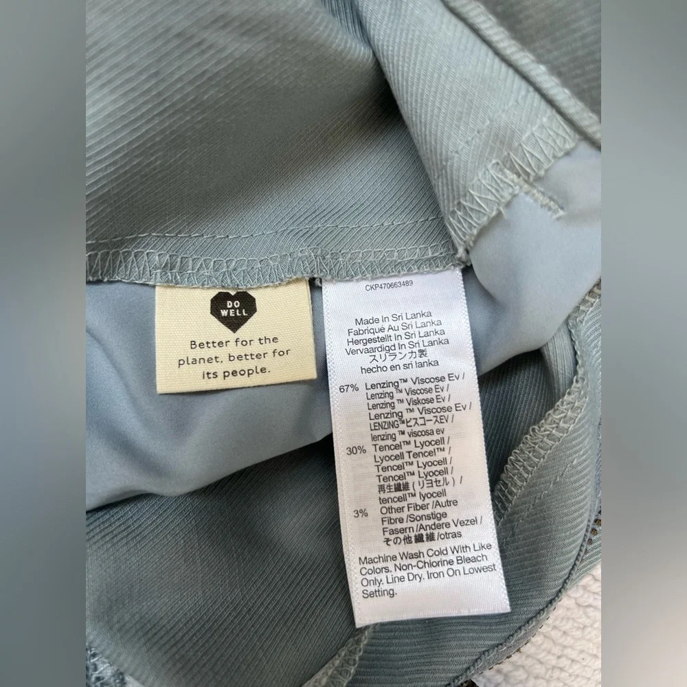 🆕Madewell Women’s The Neale Straight-Leg Pant in Drapeweave Overcast(Blue)Size 2 - Picture 13 of 16